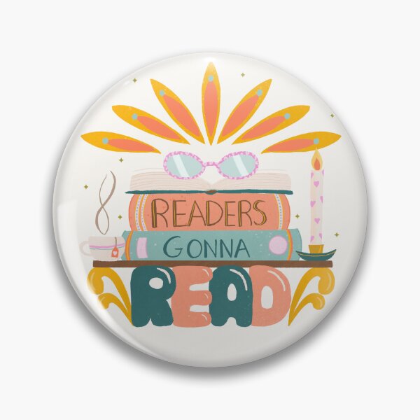 Item preview, Readers Gonna Read - Retro Bookworm & Tea Graphic designed and sold by Home Cyn Home.