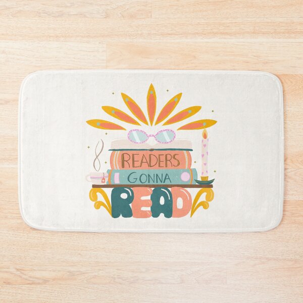 Item preview, Readers Gonna Read - Retro Bookworm & Tea Graphic designed and sold by Home Cyn Home.
