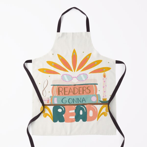 Item preview, Readers Gonna Read - Retro Bookworm & Tea Graphic designed and sold by Home Cyn Home.