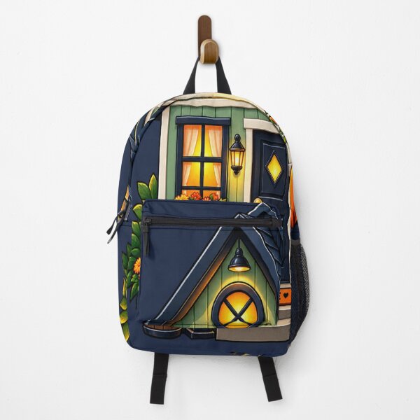 Item preview, Cozy Halloween Cottage Pumpkin Haunted House Autumn Night designed and sold by Hari Arts.