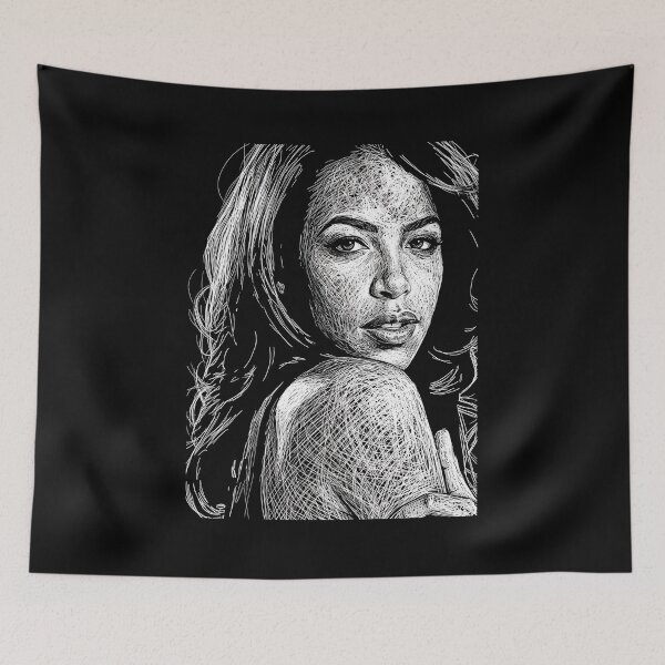 Item preview, Aaliyah Scribel Art designed and sold by stoppedonlin.