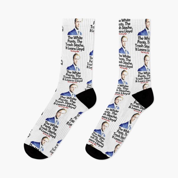 Item preview, Los pantalones blancos. El bigote de basura. Se inclina hacia Lloys. designed and sold by ChrisanoWebb.