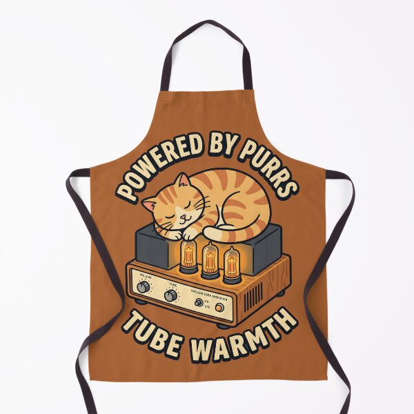 Item preview, Cat Sleeping on Tube Amp - Audiophile Cat Lover Gift designed and sold by SplashTastic.