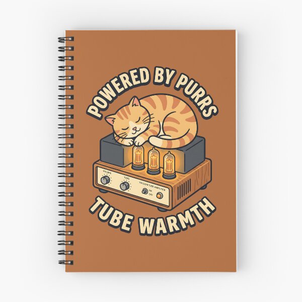 Item preview, Cat Sleeping on Tube Amp - Audiophile Cat Lover Gift designed and sold by SplashTastic.