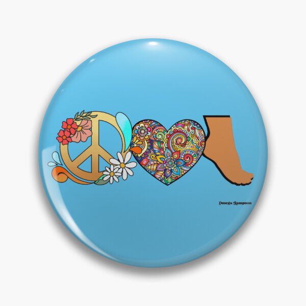 Item preview, Peace Love and Feet  designed and sold by FetUphoria.