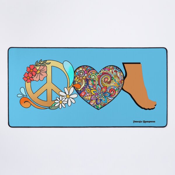 Item preview, Peace Love and Feet designed and sold by FetUphoria.