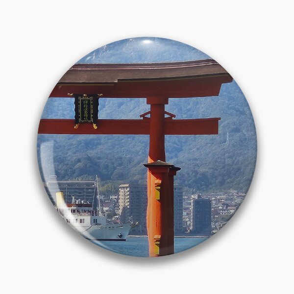 Item preview, Close up of the floating torii gate at Miyajima Island Japan designed and sold by sharon Wingard.