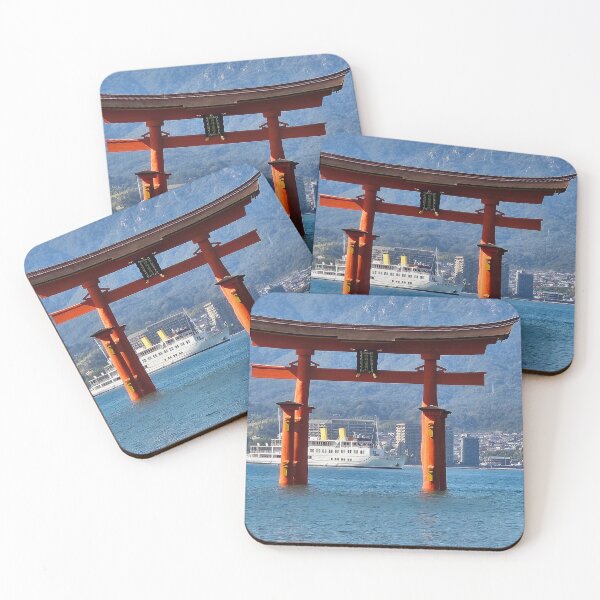 Item preview, Close up of the floating torii gate at Miyajima Island Japan designed and sold by sharon Wingard.