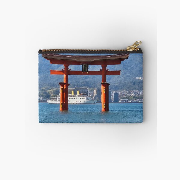 Item preview, Close up of the floating torii gate at Miyajima Island Japan designed and sold by sharon Wingard.