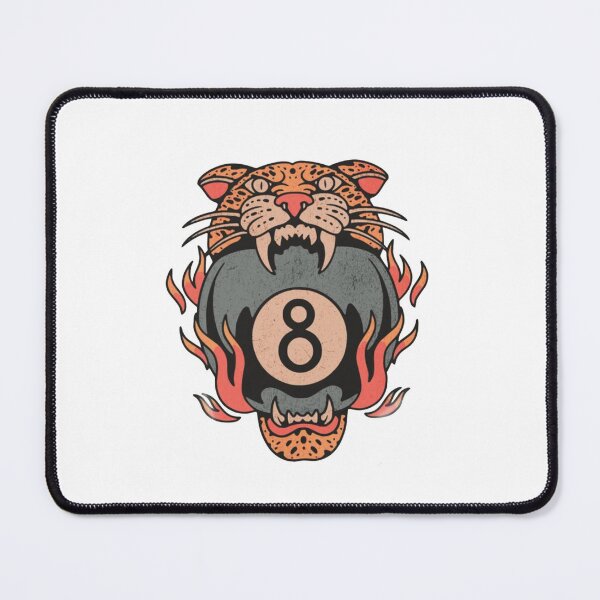 Item preview, 8 Ball Leopard Vintage Grunge designed and sold by roartusa.