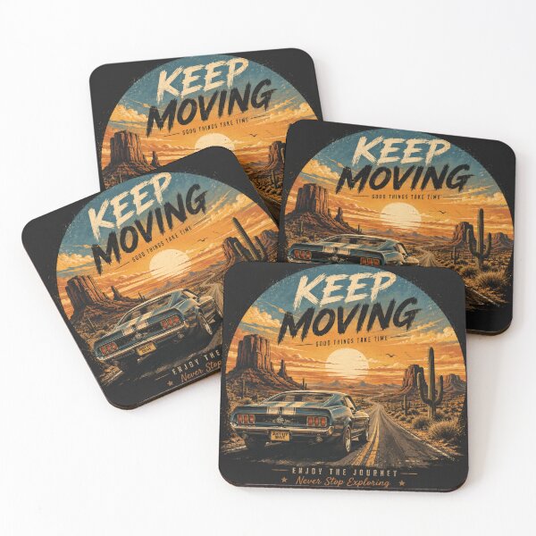 Item preview, Retro Desert Road Trip Vintage Car designed and sold by VYBORA Studio.