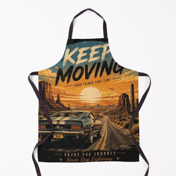 Item preview, Retro Desert Road Trip Vintage Car designed and sold by VYBORA Studio.