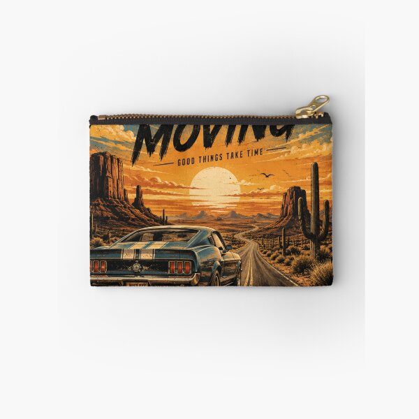Item preview, Retro Desert Road Trip Vintage Car designed and sold by VYBORA Studio.