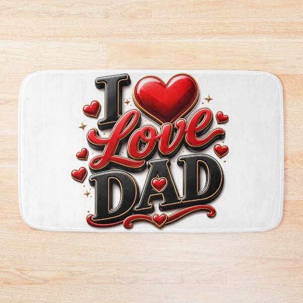 Item preview, I Love Dad  Cute Father's Day designed and sold by MR4me.