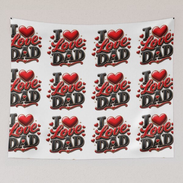 Item preview, I Love Dad  Cute Father's Day designed and sold by MR4me.