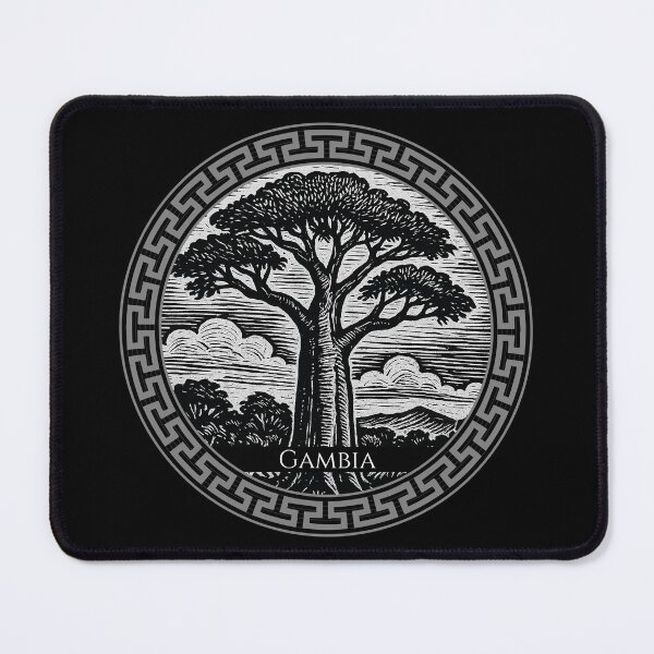 Item preview, Gambia Vintage Woodcut Art designed and sold by Thistle-TShop.