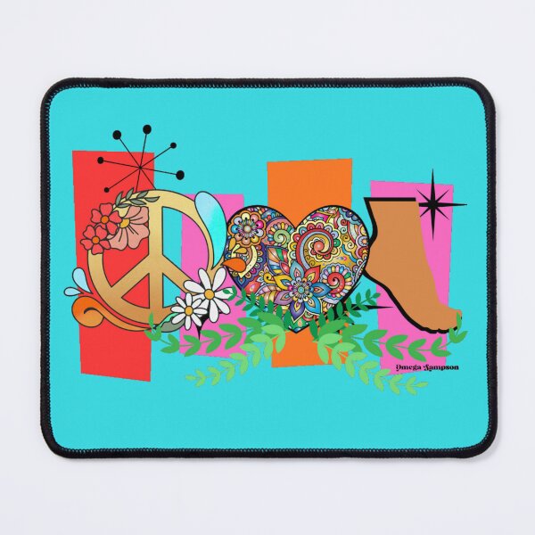 Item preview, Retro Peace Love and Feet designed and sold by FetUphoria.