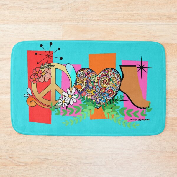 Item preview, Retro  Peace Love and Feet  designed and sold by FetUphoria.