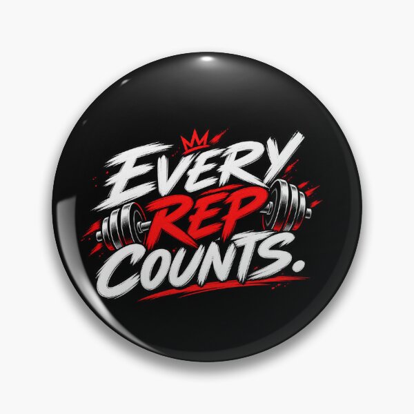 Item preview, Every Rep Counts. | Motivational Gym Quote Sticker | Fitness Typography designed and sold by ritach11.