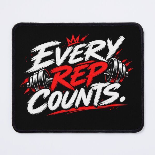 Item preview, Every Rep Counts. | Motivational Gym Quote Sticker | Fitness Typography designed and sold by ritach11.
