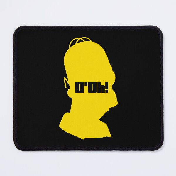 Item preview, D'Oh! Homer Simpson Silhouette designed and sold by rockbottomau.