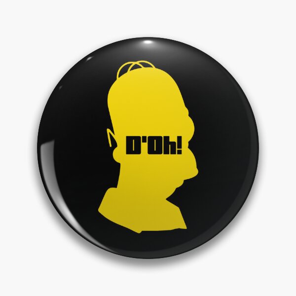 Item preview, D'Oh! Homer Simpson Silhouette designed and sold by rockbottomau.