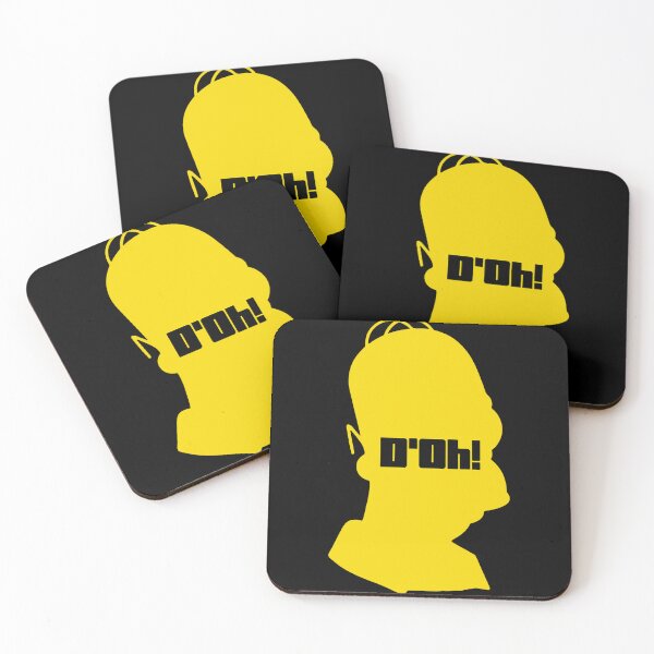 Item preview, D'Oh! Homer Simpson Silhouette designed and sold by rockbottomau.
