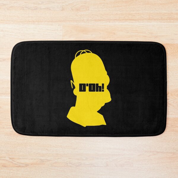 Item preview, D'Oh! Homer Simpson Silhouette designed and sold by rockbottomau.