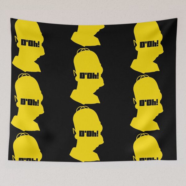 Item preview, D'Oh! Homer Simpson Silhouette designed and sold by rockbottomau.