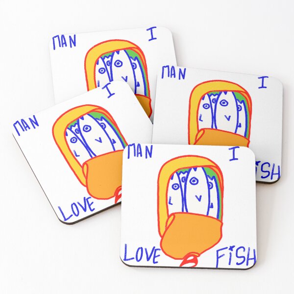 Item preview, Sardine tin Man I Love Fish designed and sold by StillMarinating.