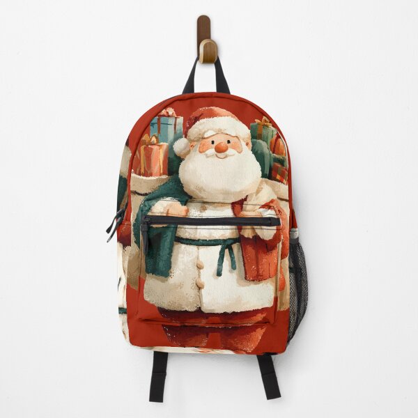 Item preview, Vintage Textured Santa Claus with Holiday Gifts designed and sold by colorful-white.