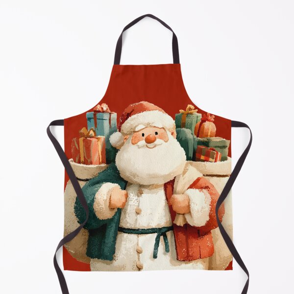 Item preview, Vintage Textured Santa Claus with Holiday Gifts designed and sold by colorful-white.