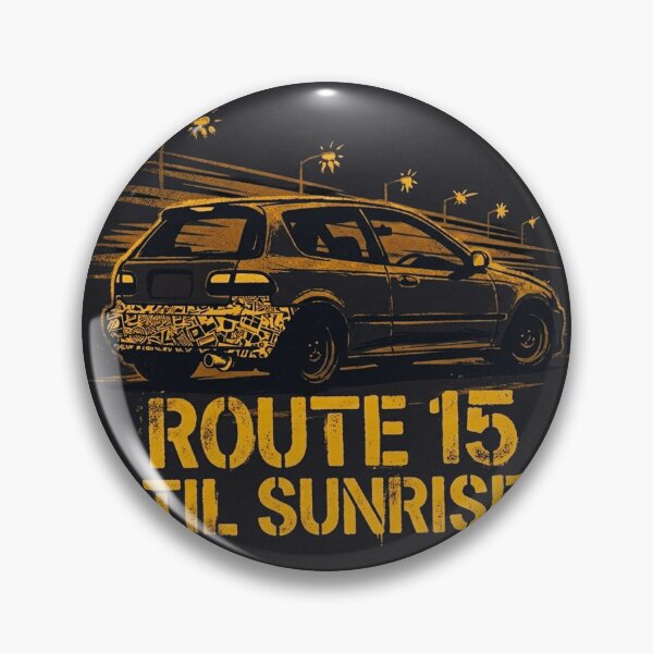 Item preview, Route 15 Til Sunrise Kanjozoku Honda Civic JDM Underground Racing designed and sold by Static-Era.