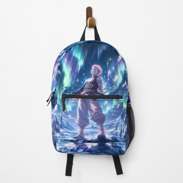 Item preview, Akaza Demon Slayer Aurora Crystal Frozen Wilderness designed and sold by Dashsopaner.