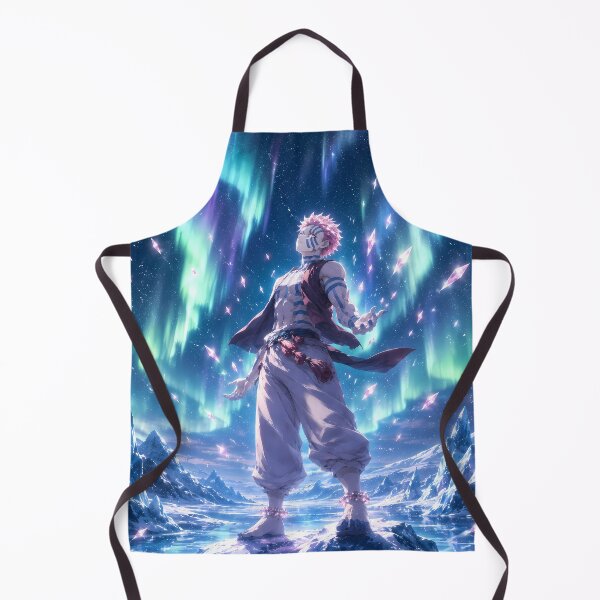 Item preview, Akaza Demon Slayer Aurora Crystal Frozen Wilderness designed and sold by Dashsopaner.