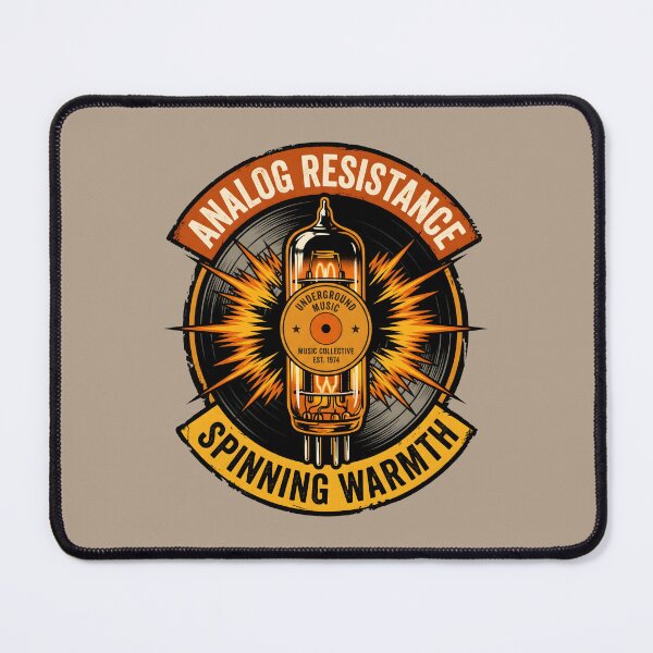 Item preview, Analog Resistance - Underground Music Record Graphic designed and sold by SplashTastic.