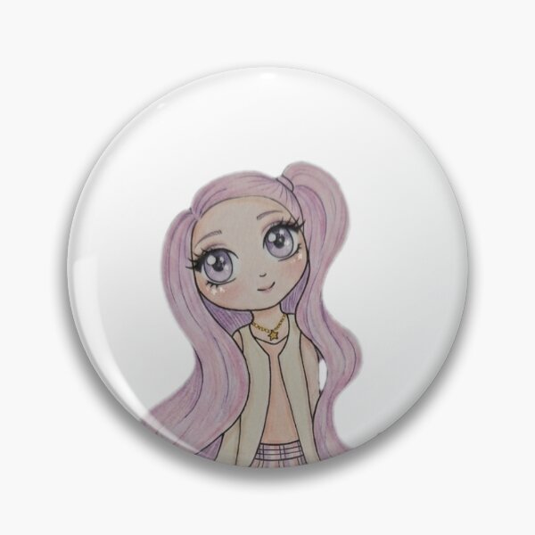 Item preview, ​Chibi Girl with Pink Ponytails  designed and sold by SofiaByCruti.
