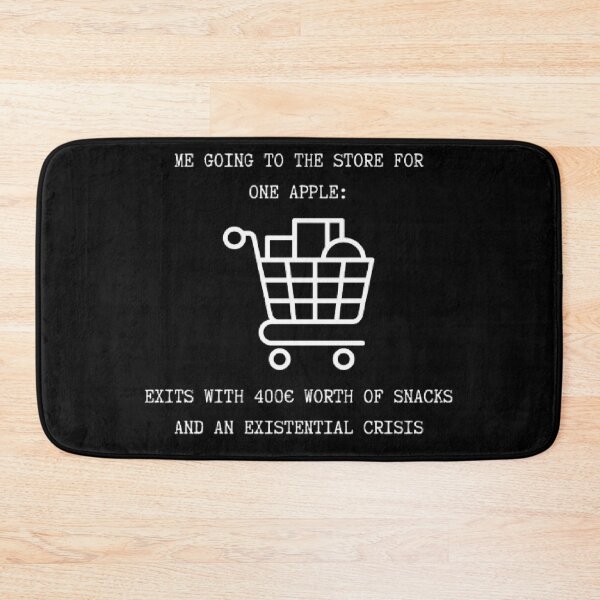 Item preview, Me Going To Store For One Apple Funny Grocery Shopping Shirt designed and sold by Mircea786.