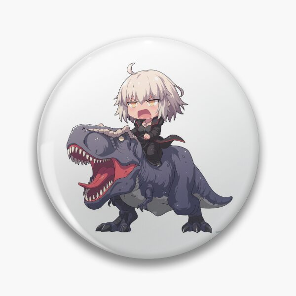 Item preview, Jeanne D Arc Alter Fate Grand Order Chibi Dinosaur designed and sold by Dashsopaner.