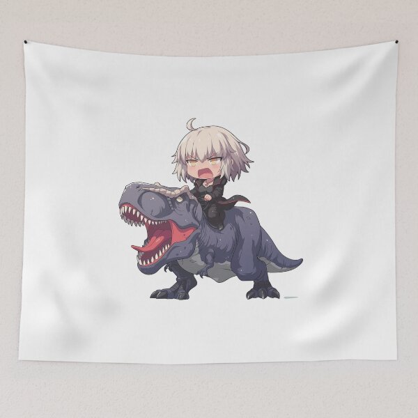 Item preview, Jeanne D Arc Alter Fate Grand Order Chibi Dinosaur designed and sold by Dashsopaner.