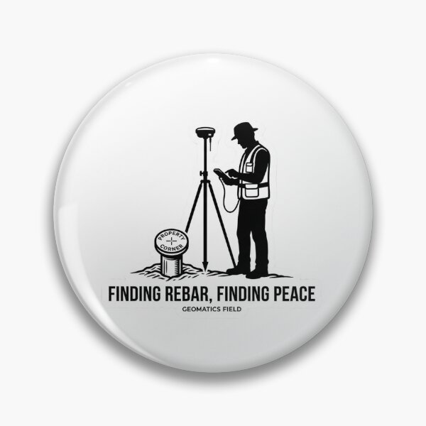 Item preview, Finding Rebar Finding Peace Land Surveyor designed and sold by CyberPunkSpace.