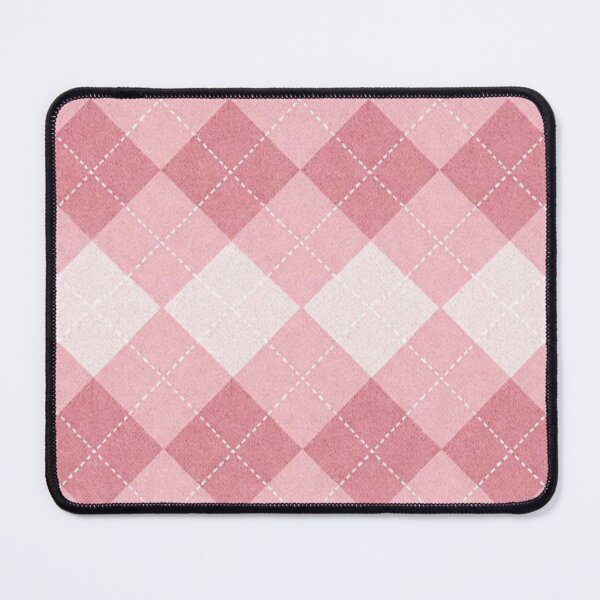 Item preview, Pink Argyle Plaid Pattern Pastel Aesthetic designed and sold by Golden_Pixel_Paper.