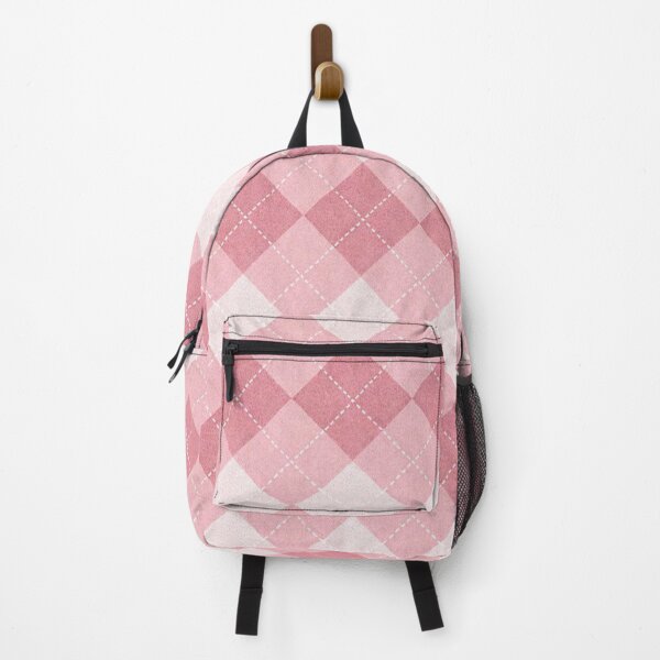 Item preview, Pink Argyle Plaid Pattern Pastel Aesthetic designed and sold by Golden_Pixel_Paper.