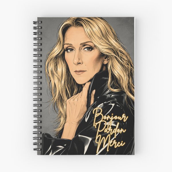Item preview, Celine Dion Bonjour Pardon Merci (fan art) designed and sold by PopCultureAndStuff.