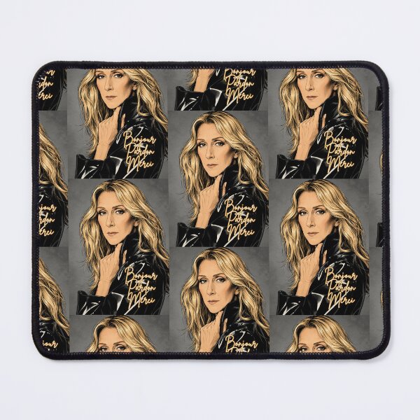 Item preview, Celine Dion Bonjour Pardon Merci (fan art) designed and sold by PopCultureAndStuff.