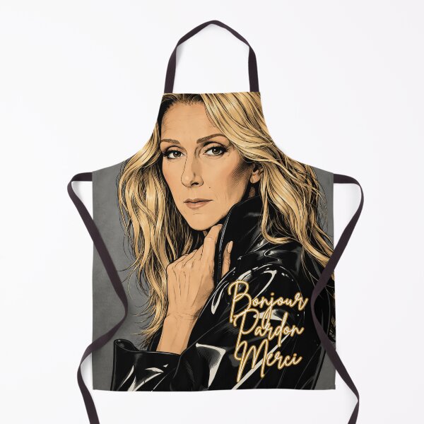 Item preview, Celine Dion Bonjour Pardon Merci (fan art) designed and sold by PopCultureAndStuff.
