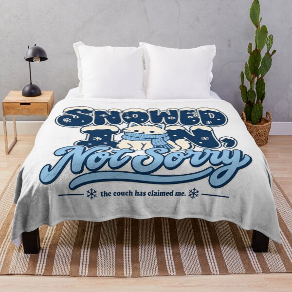Item preview, Snowed In Not Sorry Sweatshirt, Cozy Winter Mood designed and sold by PhylonBoxx.
