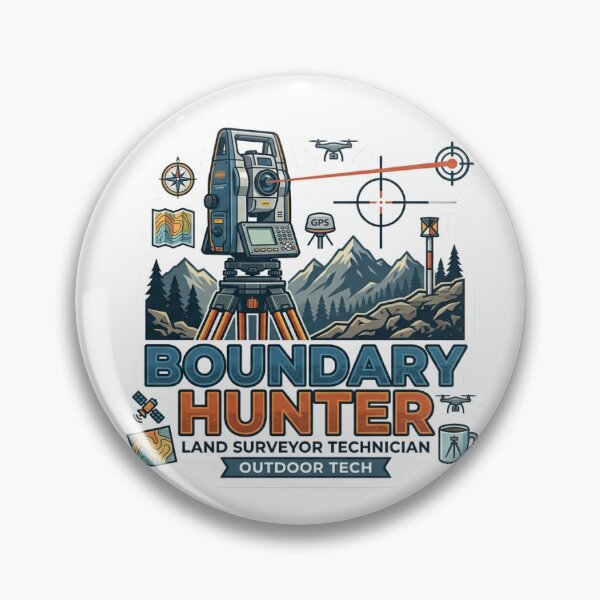 Item preview, Boundary Hunter Land Surveyor Technician Outdoor Tech designed and sold by CyberPunkSpace.