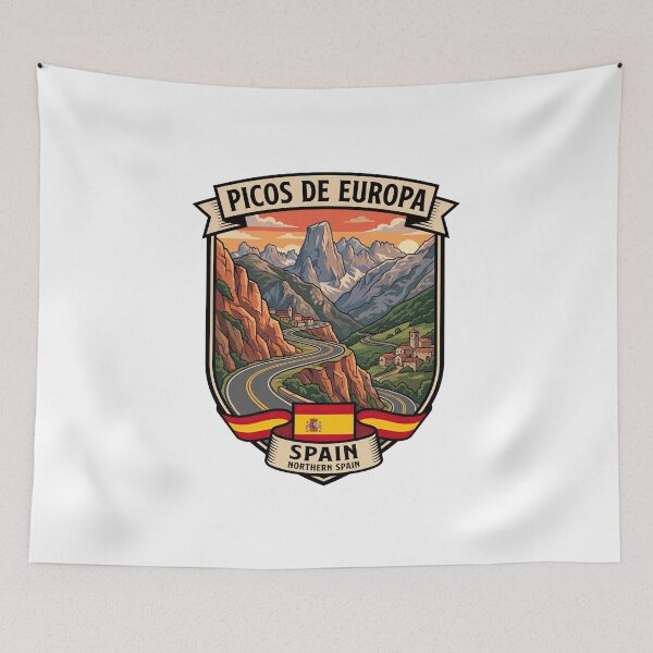 Item preview, Picos de Europa Cantabria Mountain Road designed and sold by enzoade.