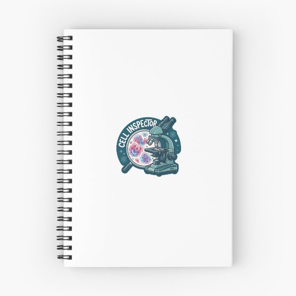 Item preview, Cell Inspector Microscope Cytology Pathology Science designed and sold by CyberPunkSpace.